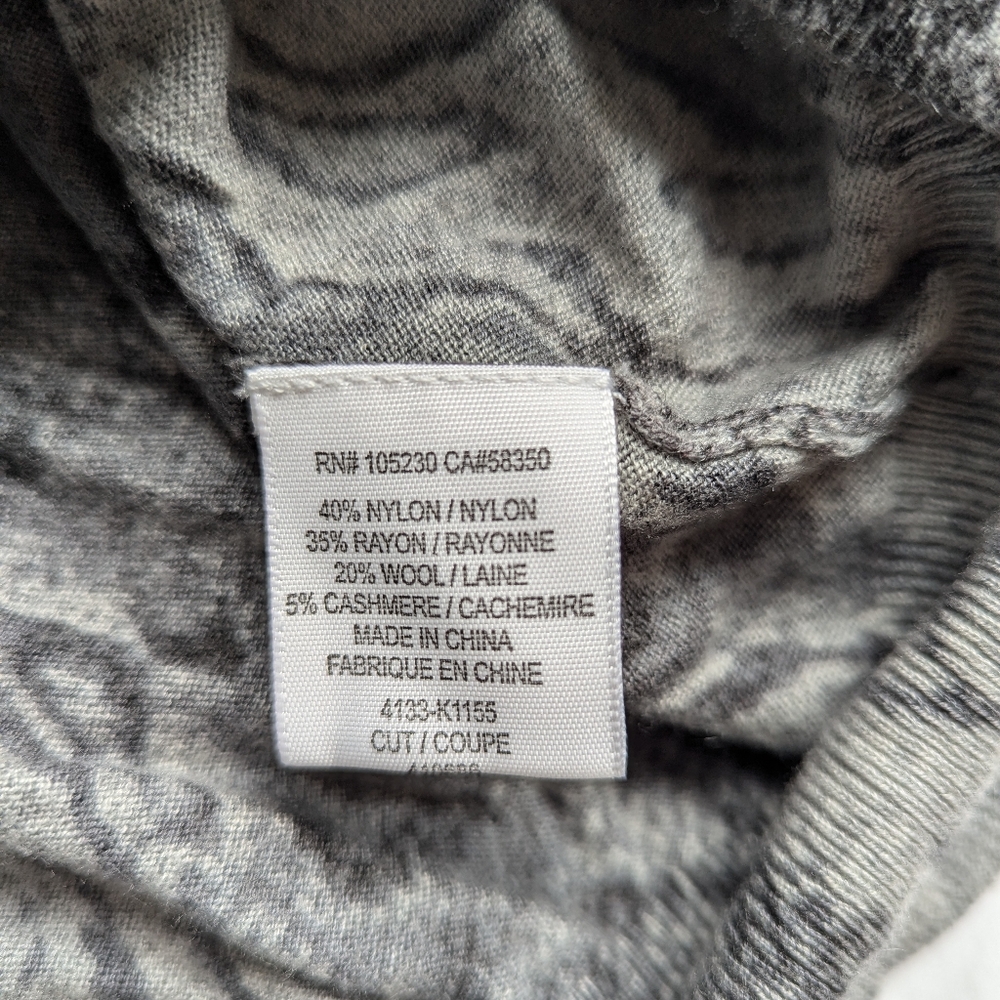 Joie Cienna Python Print Wool Cashmere Blend Swea… - image 5